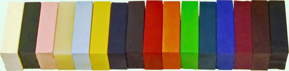 Encaustic Art Wax Paint: Custom Set - 16 Blocks